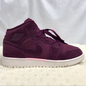 Youth Air Jordan 1 Bordeaux Sail